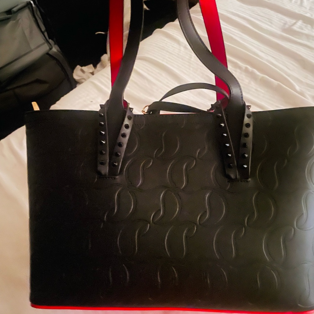โฅ๏ธ๐Stylish Black and Red Women's Tote Bag - Picture 2 of 13
